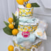Lemons Diaper Cake, Lemon Theme, Baby Shower Gift