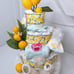 Lemons Diaper Cake, Lemon Theme, Baby Shower Gift