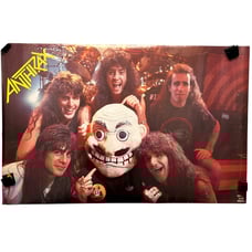 Vintage 1988 Anthrax Heavy Metal Band Poster Great Christmas Gift for Him