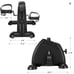 Under Desk Bike Mini Exercise Bike for Leg and Arm Cycling Exercise/FreeShipping
