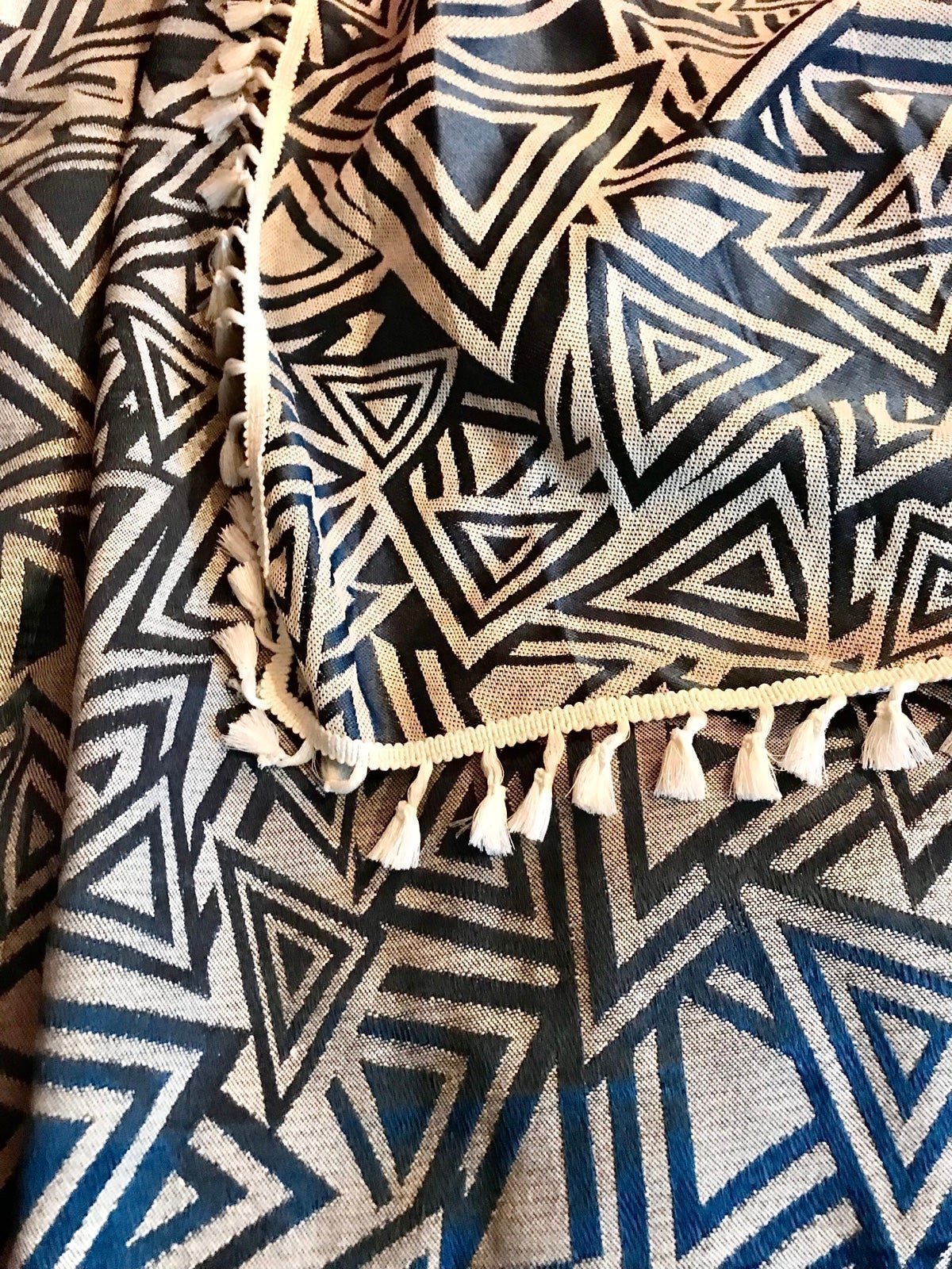 New Fringed 56” x 87” Tablecloth/Bedspread