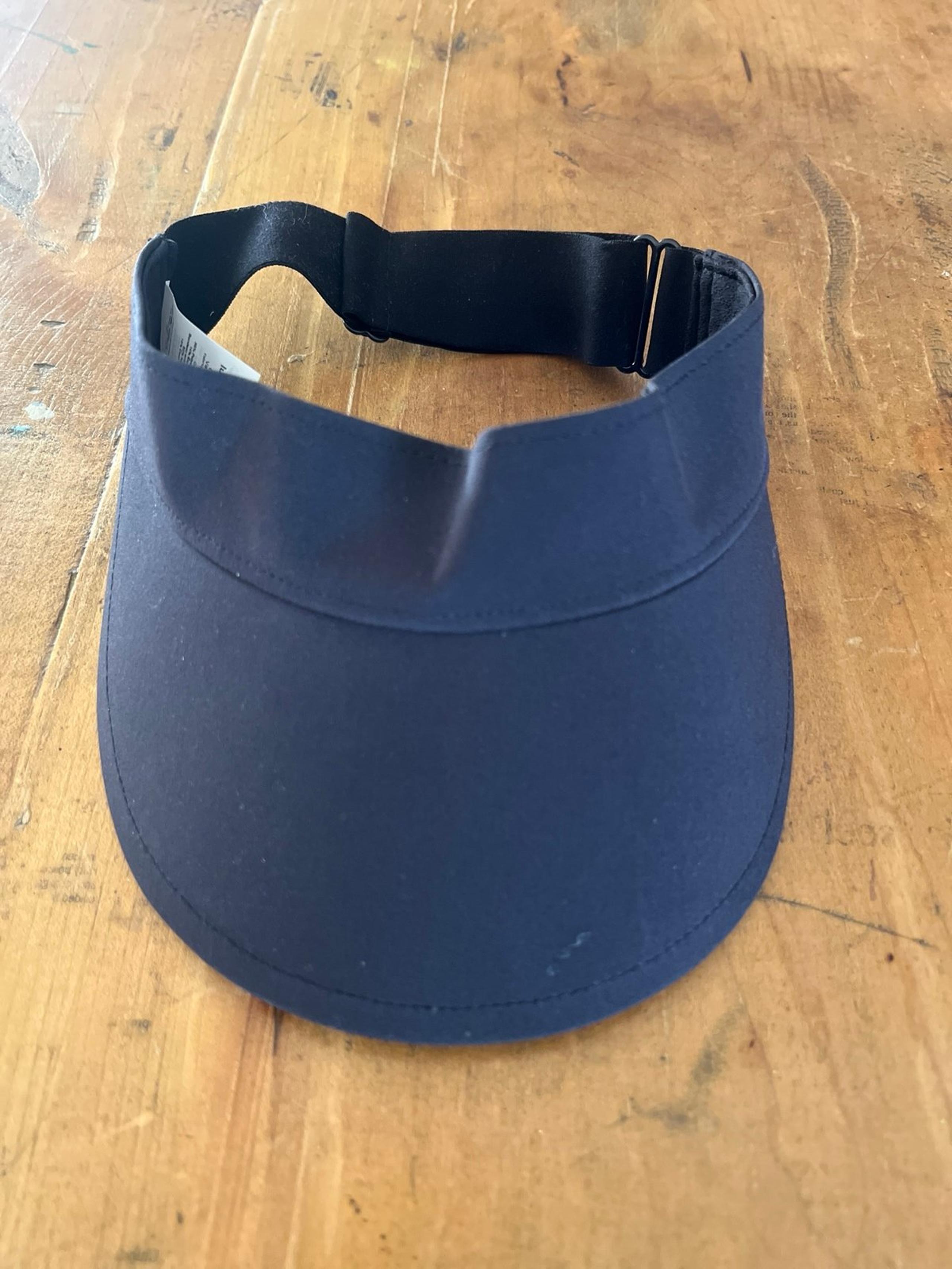 Lululemon Black Adjustable Sun Visor Hat