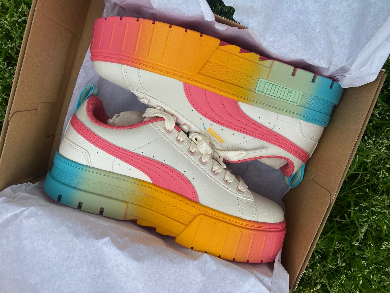 PUMA Mayze Summer Ombre shoes Youth size 5.5