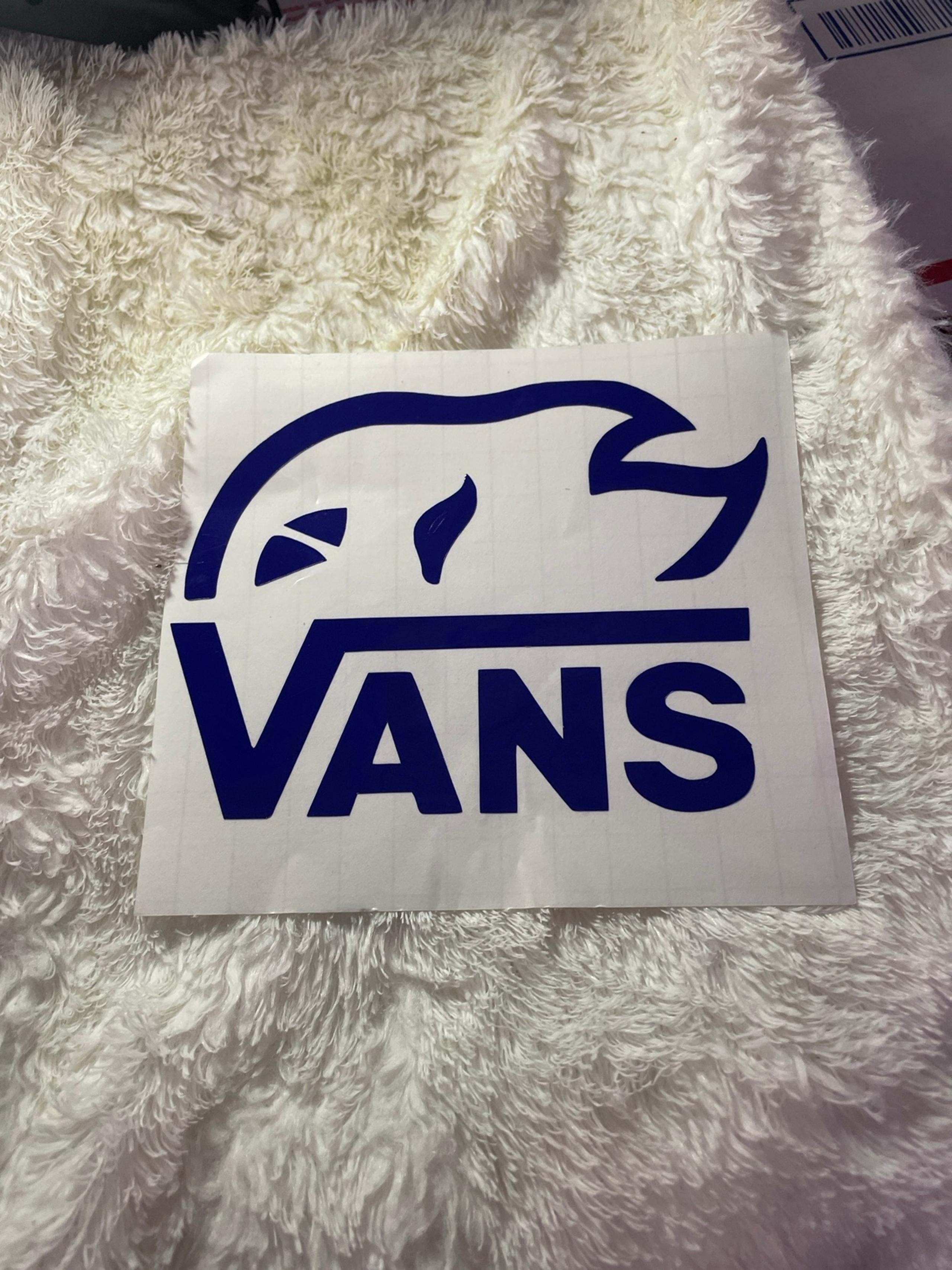 Vans decal sticker