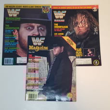 Reserved Stinger285 Vintage WWF Magazines The Undertaker | Lot of 3