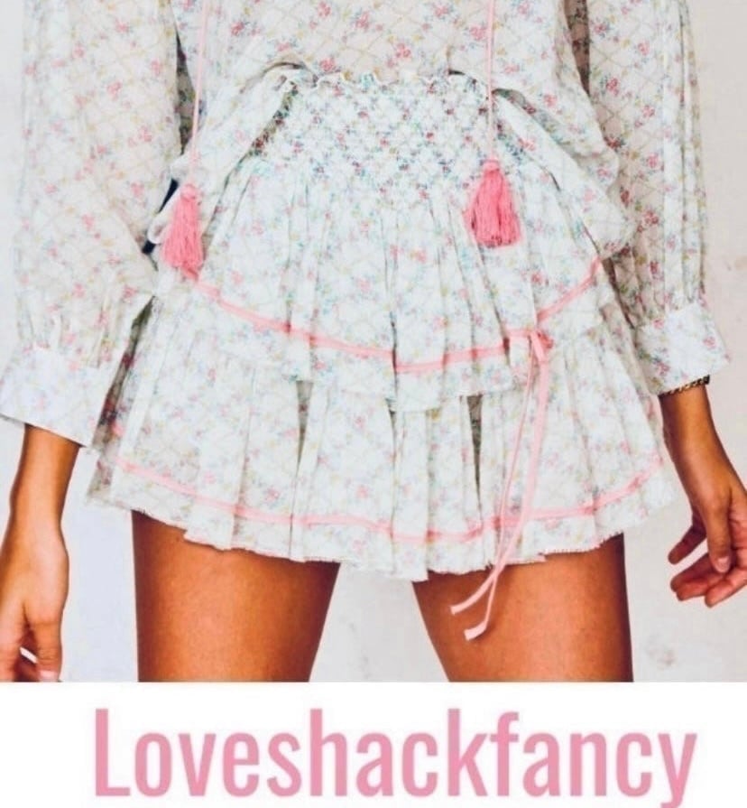 Loveshackfancy Neve Skirt