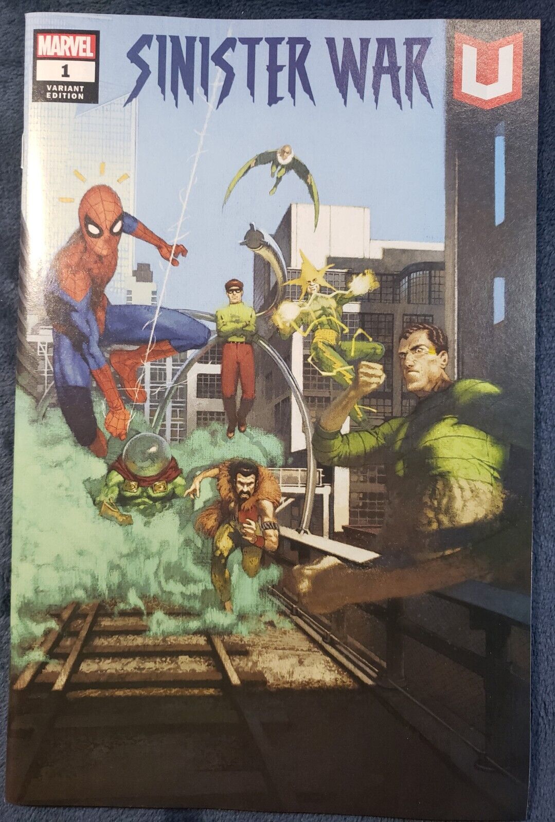 SPIDER-MAN SINISTER WAR #1 Marc Aspinall Marvel Unlimited Plus Comic NM