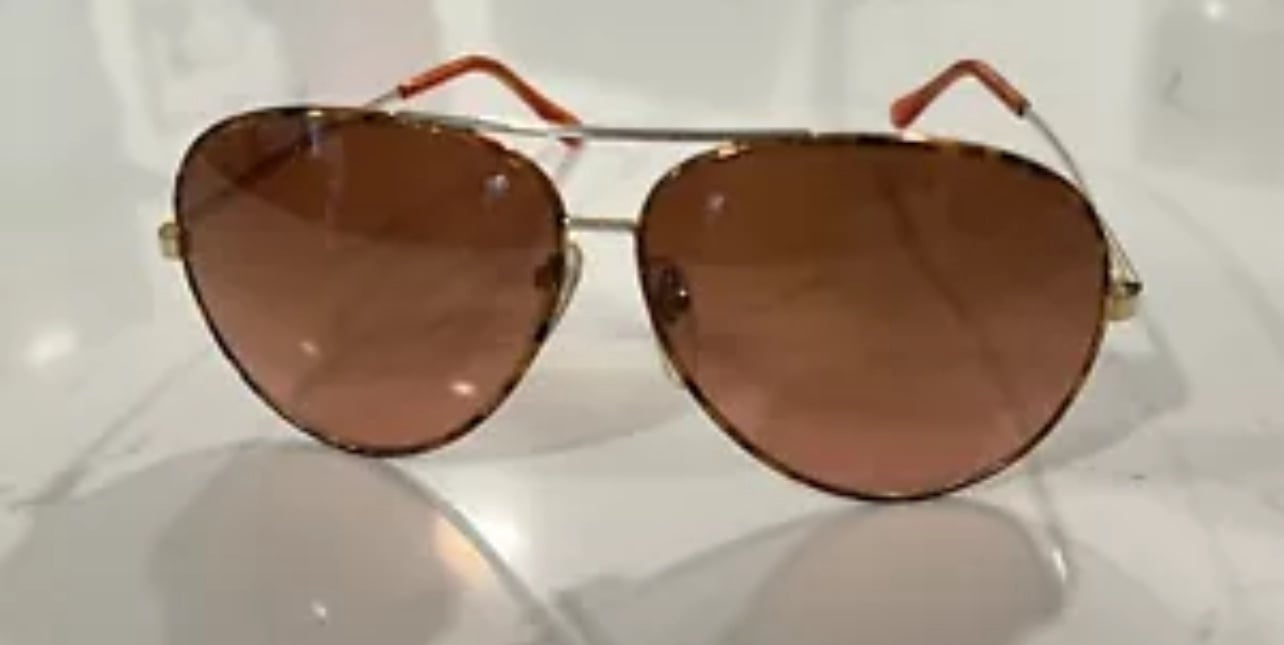 Serengeti Vintage Tortoise Shell Amber Lens Driver Aviator Sunglasses