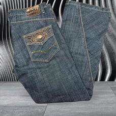 Vintage Y2K Affliction True Religion Like Baggy Flare Jeans