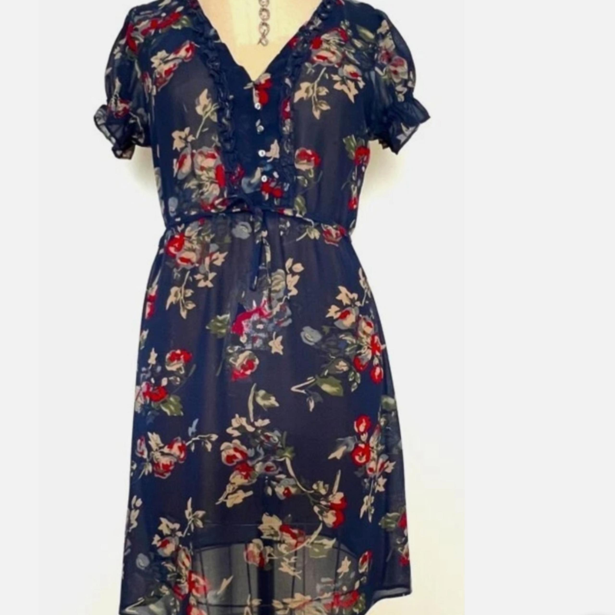 Converse One Star size XL Navy Blue Floral
