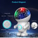 Night Light for Kids,Astronauts Star Projector with Energy Halo Light 1h Timer a