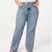 Good American Good '90s High Waist Wide Leg Jeans In Blue Denim Womens Size 29