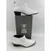 Stacy Adams Sandoval Boot Mens 10 Wide White Leather Snake Print Cuban Heel