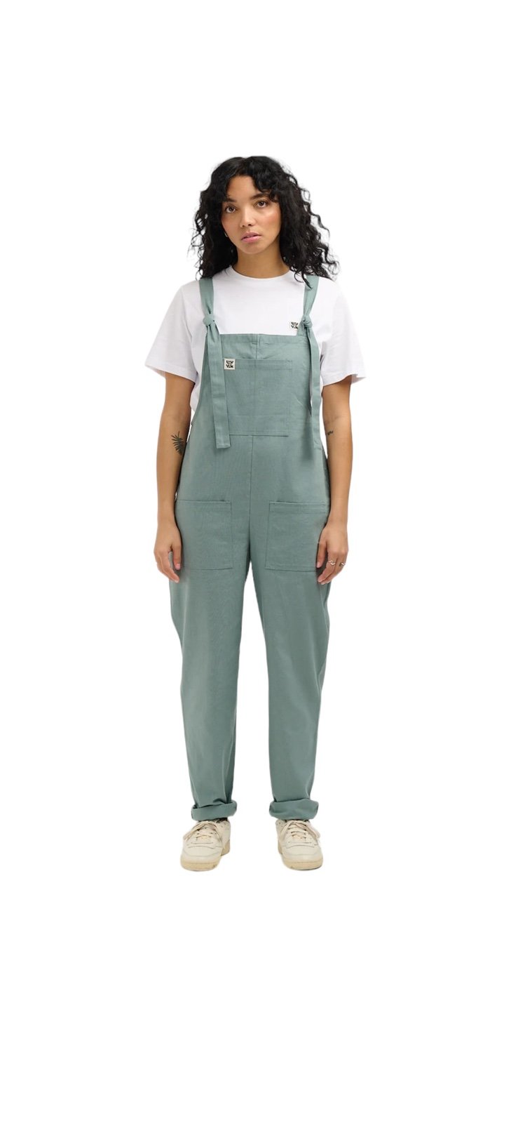 Lucy & Yak Organic Dungarees Corduroy Vintage Indago UK 12R/US 8R