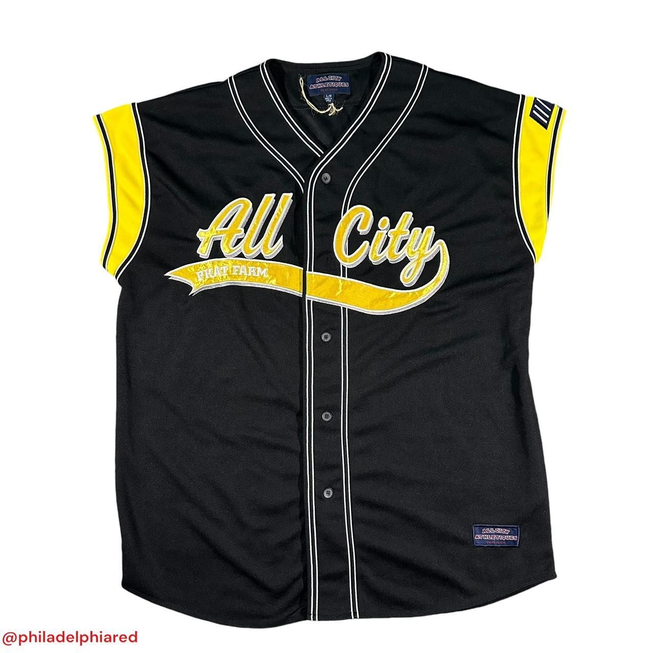 Vintage Y2K 2000's Phat Farm All City Sleeveless baseball style jersey mens L