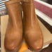korks tan leather boots