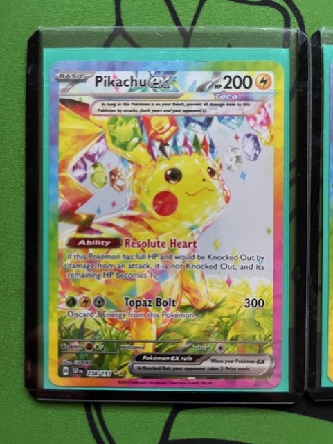 Pikachu ex surging sparks 238/191