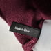 Paige Raundi Women Sweater Size S Cutout Shoulder Turtleneck Fig Red Wool Blend