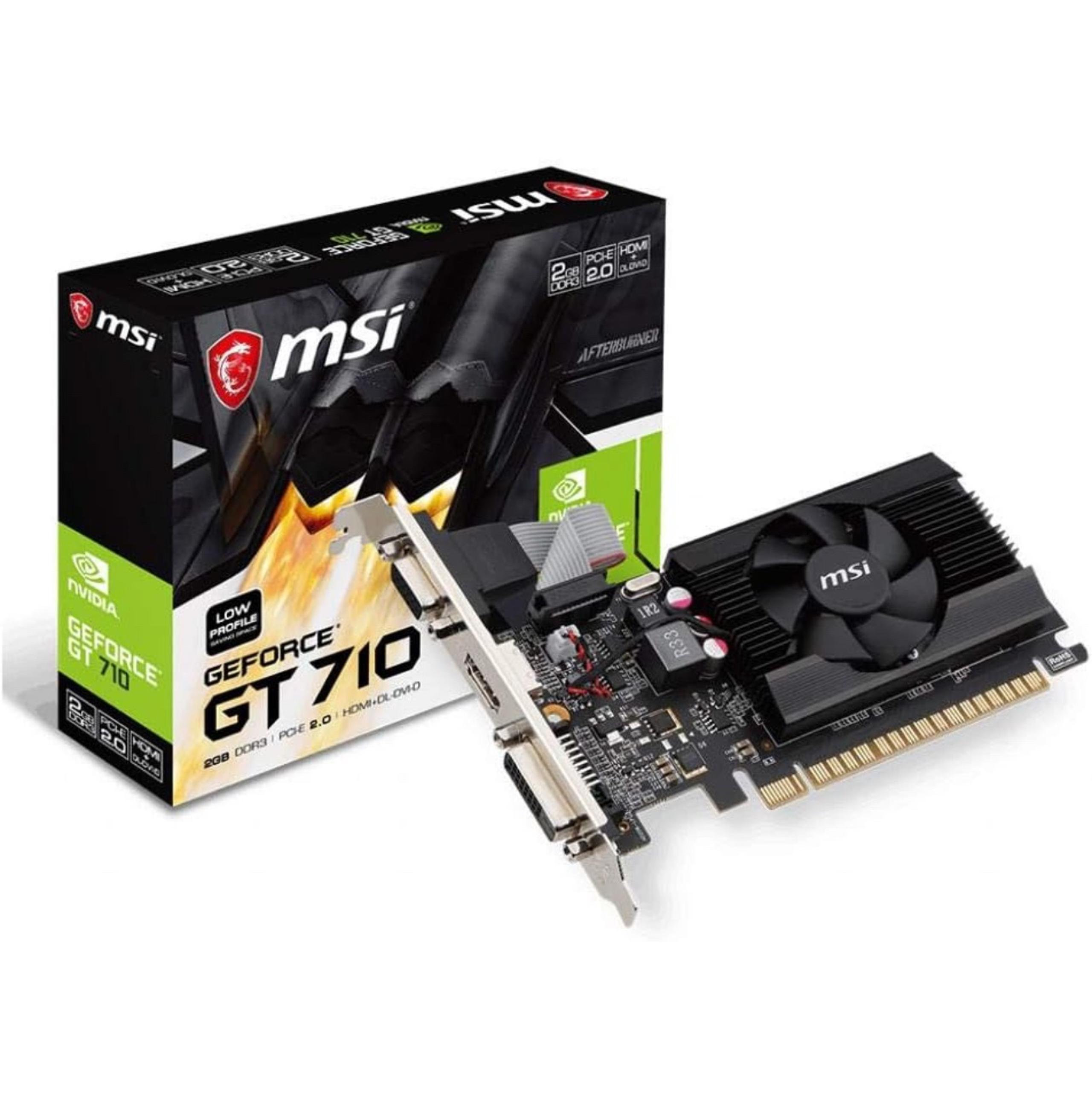 MSI Gaming GeForce GT 710 2GB GDRR3 64-bit Graphics Card