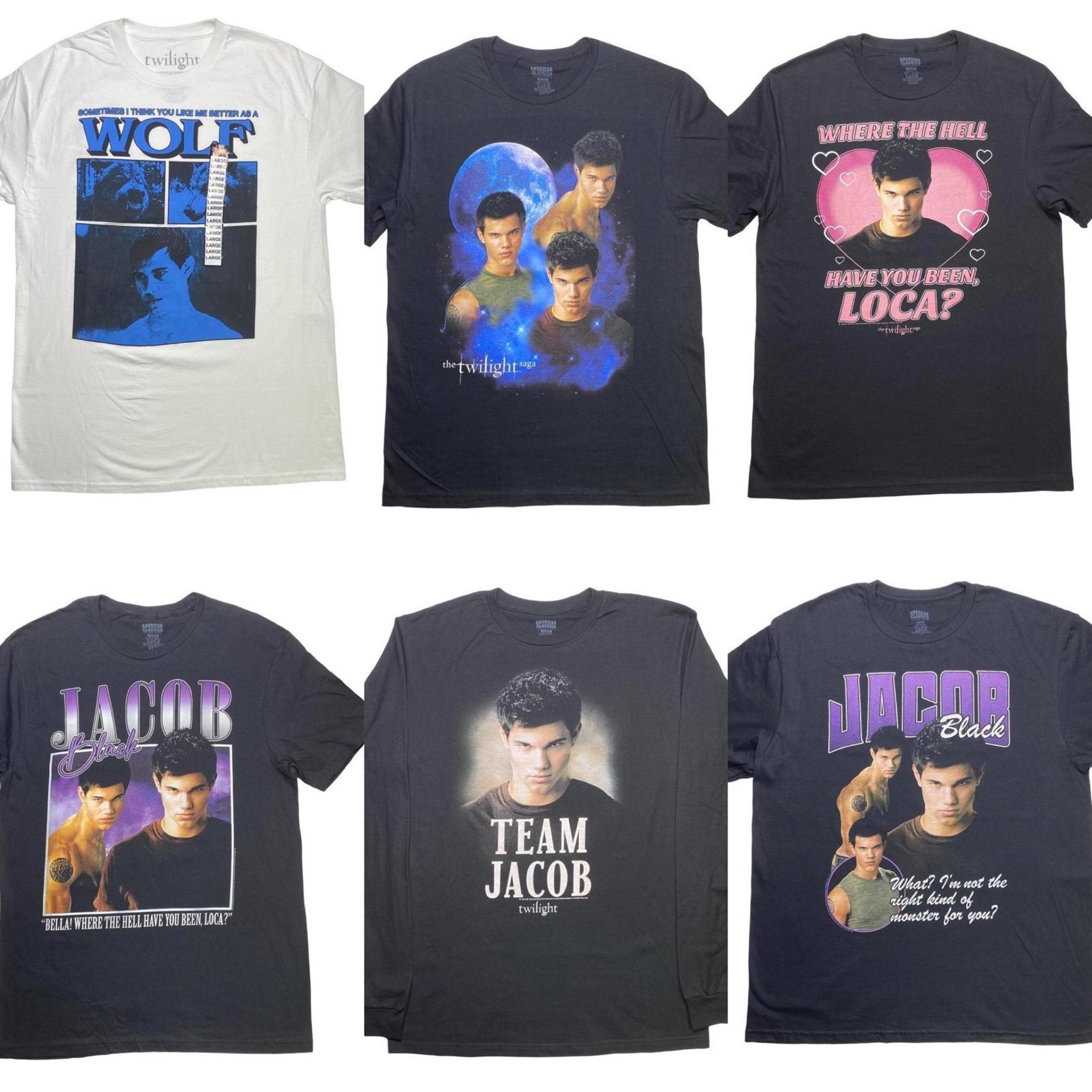 Lot of 6 - American Classics x Twilight Jacob Black shirts