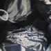 Jean Paul Gaultier Canvas Navy White Medium Backpack With Adjustable Strap