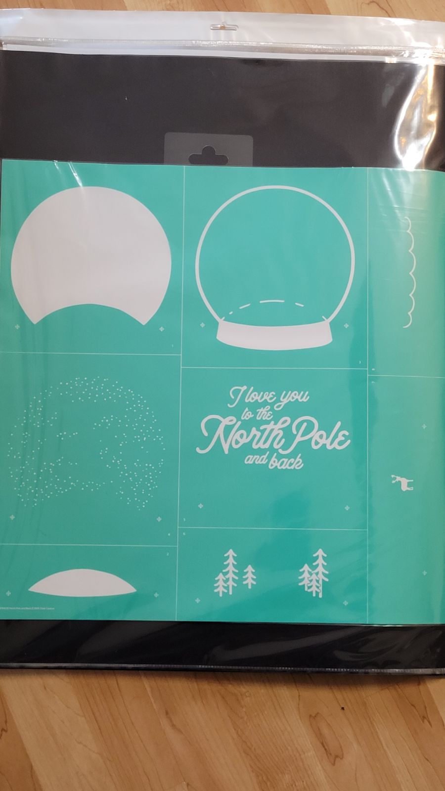 Chalk Couture NORTH POLE AND BACK transfer RETIRED