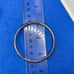 Vintage Sterling Antique Etched Bangle Bracelet with safety chain