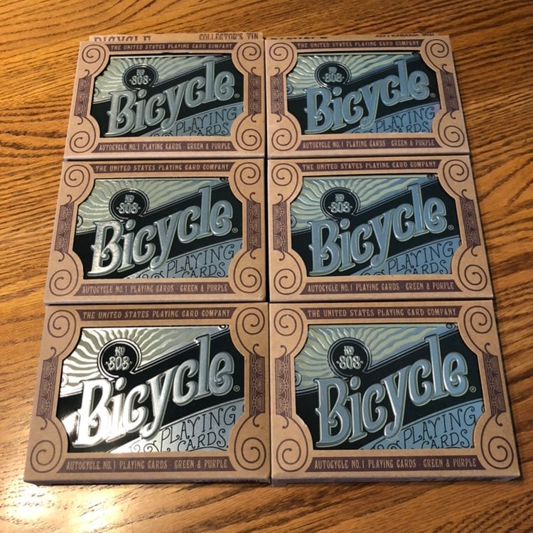 6 Bicycle Collector’s Tins / 12 Decks!