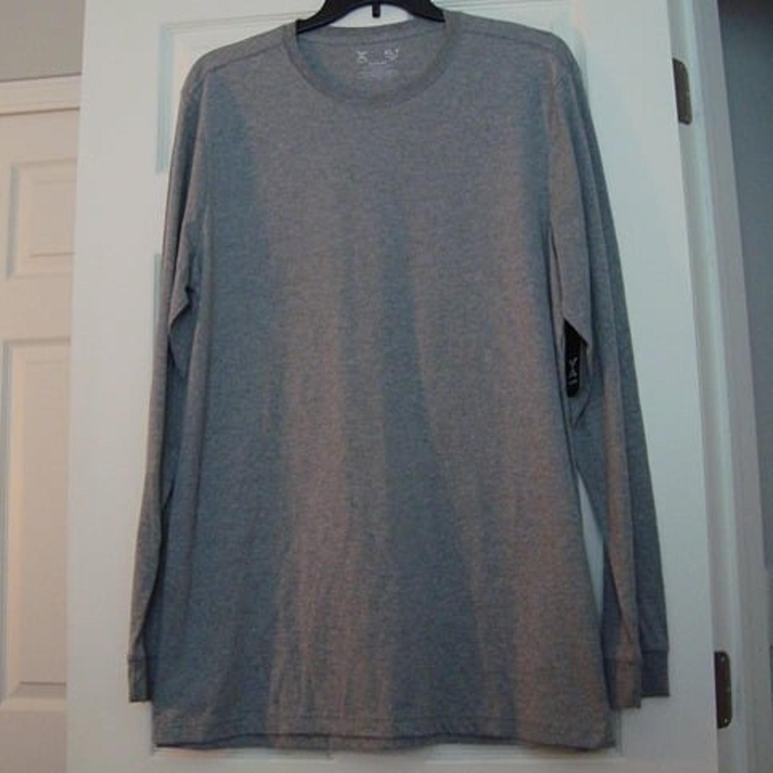 NWT Men's XLT Gray Xersion Quick-Dri L/S Pullover Shirt (Big & Tall)