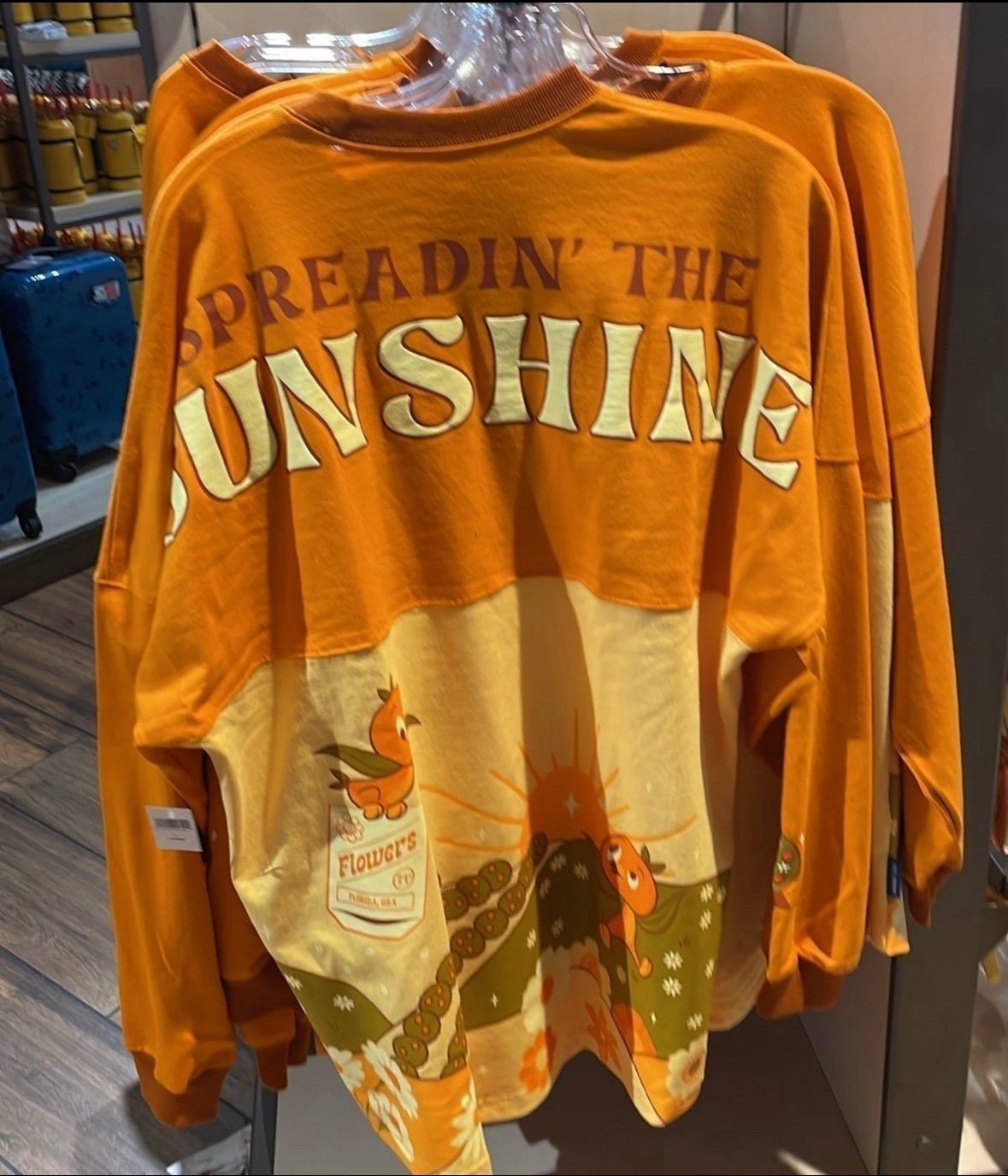 Disney Parks Flower & Garden Orange Bird Spirit Jersey