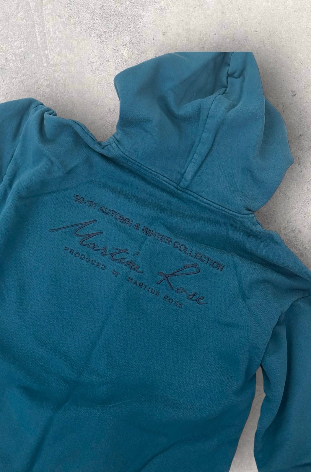 Martine Rose Fleece Cropped Hoodie