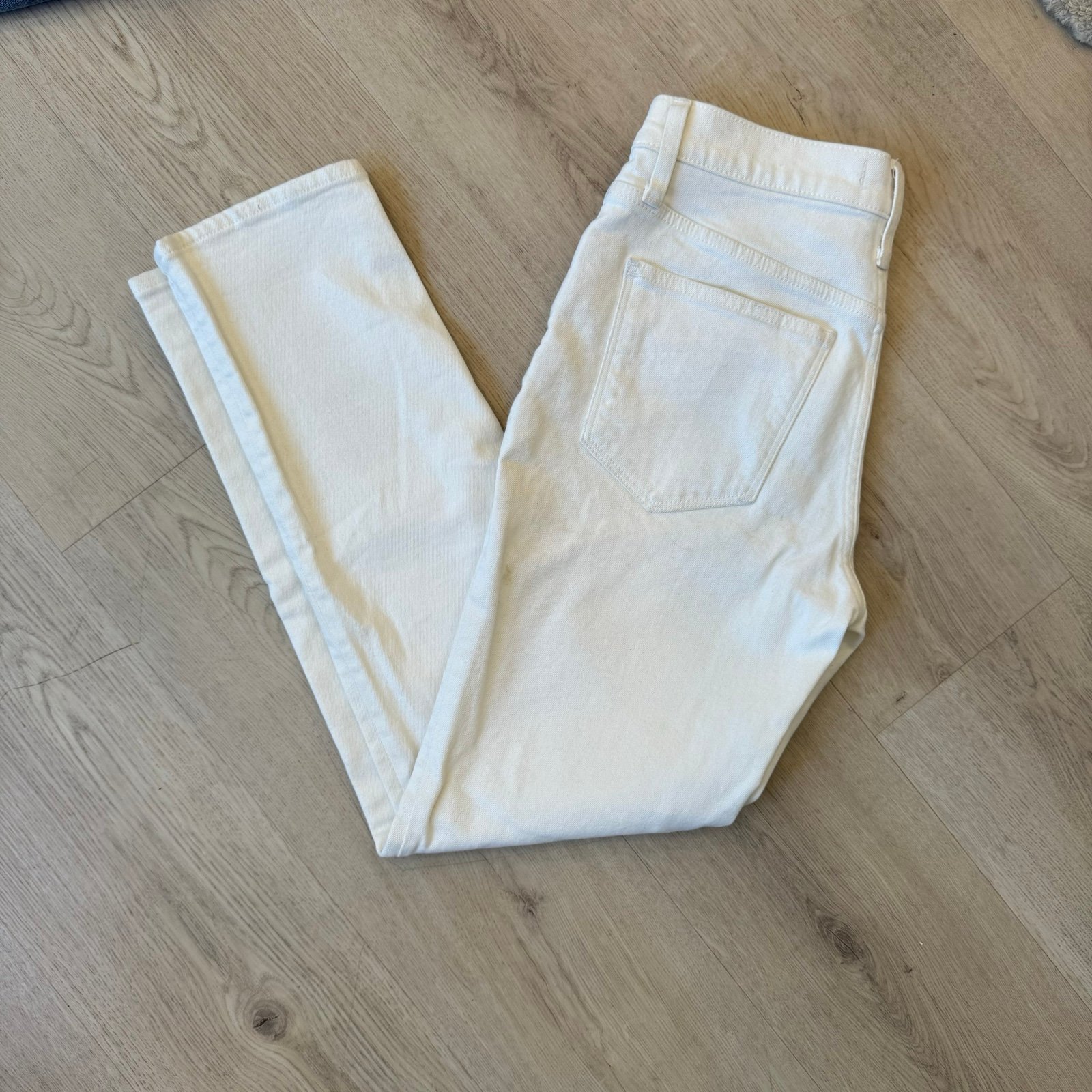 Madewell ‘The Girl Jean’ White High Waist Pants