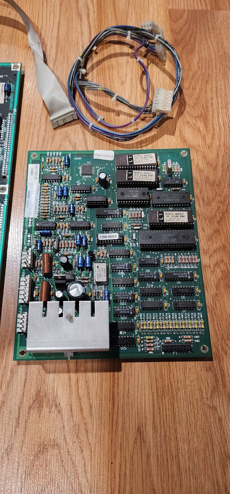 Mortal Kombat Arcade PCB Board - detail