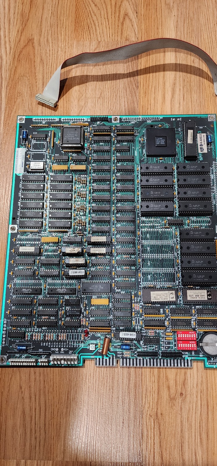 Mortal Kombat Arcade PCB Board - detail
