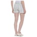 Women’s Democracy Shorts Womens 12 Cream Striped Ab Solution Denim Jean Stretch
