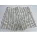 Women’s Democracy Shorts Womens 12 Cream Striped Ab Solution Denim Jean Stretch