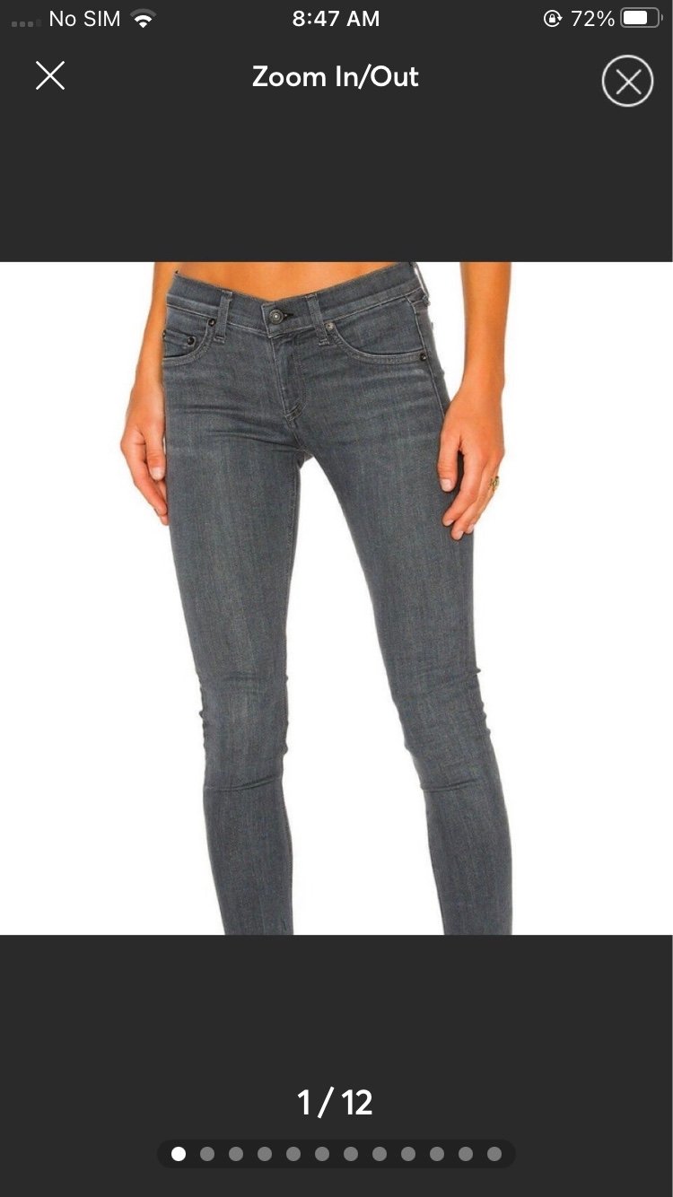 Rag & Bone 9” Skinny Jeans Size 26”