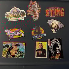 WCW stickers
