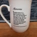 1982 Norman Rockwell Museum Coffee Mugs Cups White/Gold Trim Set of 6
