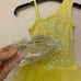 Weissman Dance costume Yellow Sequins asymmetrical dress DREAM 7651 child IC 7/8