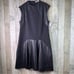 Natori Size 14 Black Sleeveless Jewel Neck Above the Knee Fit & Flare Dress