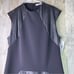 Natori Size 14 Black Sleeveless Jewel Neck Above the Knee Fit & Flare Dress