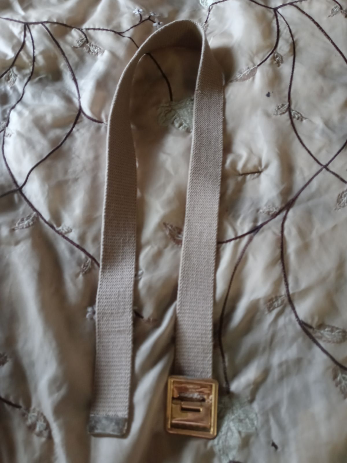 1990s united states marine corps Officers equipment co. gold buckled belt