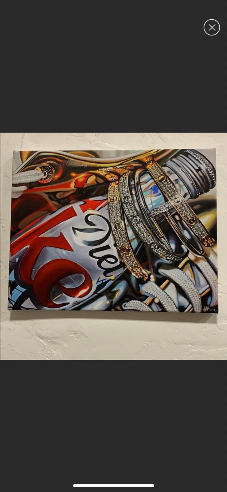 Julia Ryan coke and cartier print
