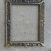 Vtg Brass Beautiful Ornate Frame Made In Italy Original Red Velvet Back 16 x 12