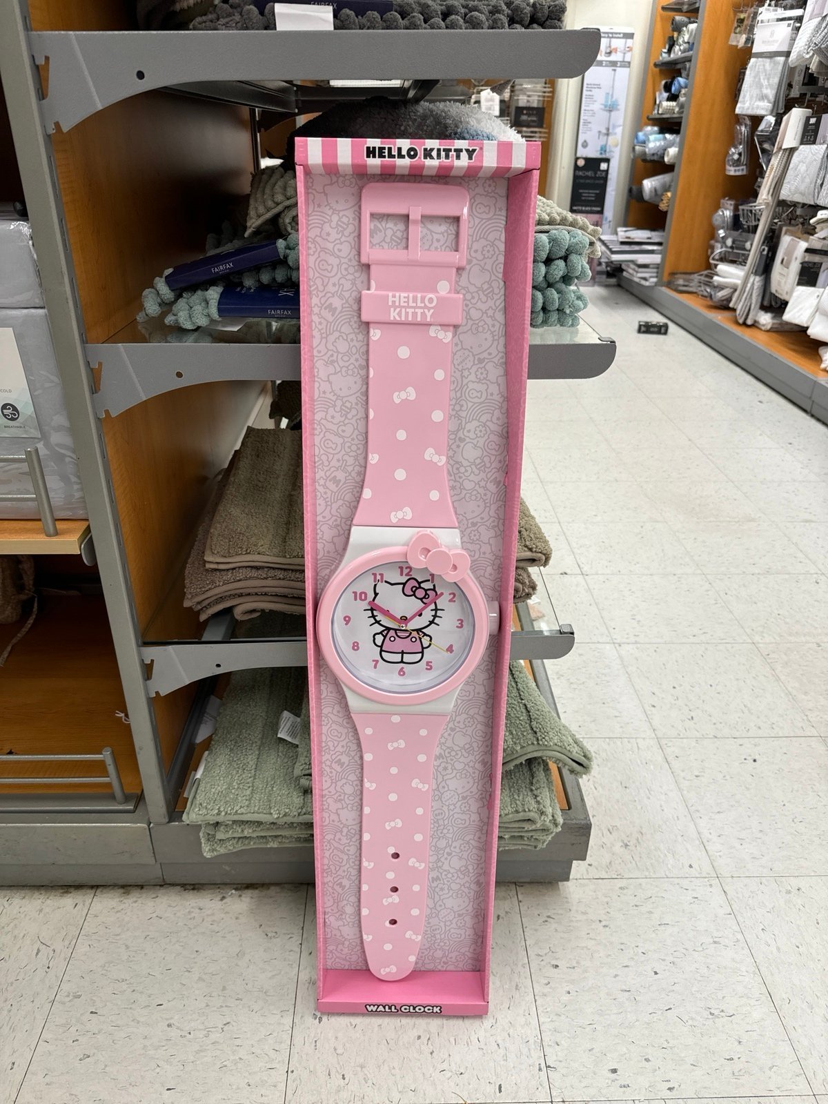 Hello Kitty Wrist Watch Wall Clock
