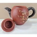 Yixing Zisha Chinese Authentic Handmade Blossom Designs Clay Teapot with Two Cup