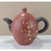 Yixing Zisha Chinese Authentic Handmade Blossom Designs Clay Teapot with Two Cup