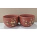 Yixing Zisha Chinese Authentic Handmade Blossom Designs Clay Teapot with Two Cup