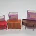 Marx LITTLE HOSTESS Chest of Drawers Lowboy Sideboard Vntg Dollhouse Furniture